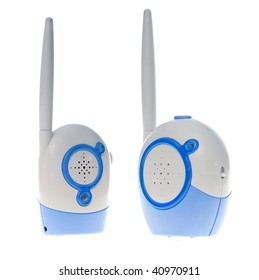 Radio Baby Monitor On A White Background