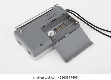 Radio back panel
Rear panel of radio
Inputoutput connections
Antenna jack
Power cord socket
Tuning knobs
External speaker output
Battery compartment
