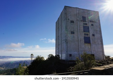 Radio Defense Tower At The Peak Of Mount Umunhum