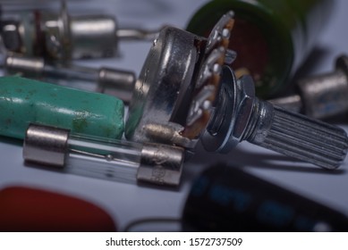 
radio elements on a white background