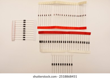 Radio elements in the package. Diodes.