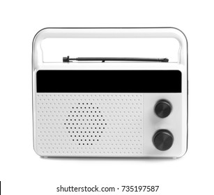 Radio Receiver On White Background