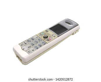 Radio Telephone For Communication On A White Background