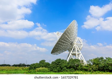 Radio Telescope Antenna Of Shanghai Astronomical Observatory,Chinese Academy Of Sciences.