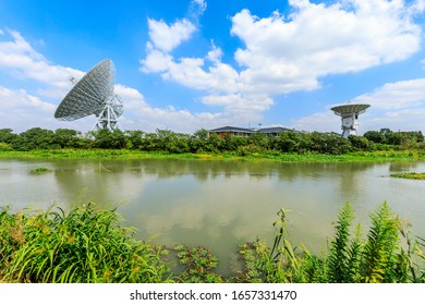 Radio Telescope Antenna Of Shanghai Astronomical Observatory,Chinese Academy Of Sciences.