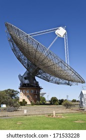 Radio Telescope Dish In Parkes, Australia