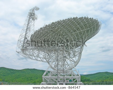 radio telescope in WVA