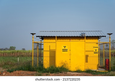 A Radioactive Source Storage Bunker Building With 