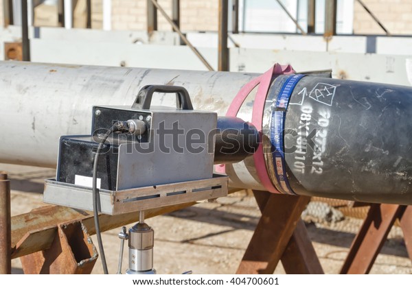 Radiographic Testing Welded Joints Pipelines Stainless Stock Photo ...