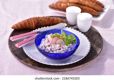 Radish Spread Without Meat, Quick And Fresh