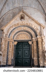 Radovans Magnificent Portal in St Lawrence Cathedral, Trogir, Croatia - Shutterstock ID 2254810881