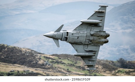 RAF Typhoon low level training