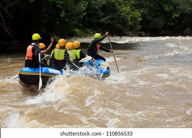 Rafting Adventure In Khek River, North Of Thailand