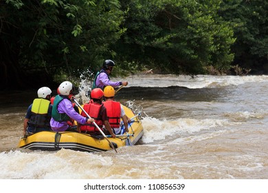 Rafting Adventure In Khek River, North Of Thailand