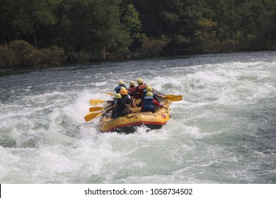 Rafting In Dandali River In Karnataka, India