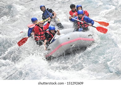 Rafting, extreme and fun sport