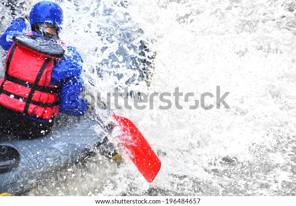 Rafting as extreme and fun\
sport