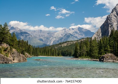 Rafting on the Bow River in Banff National