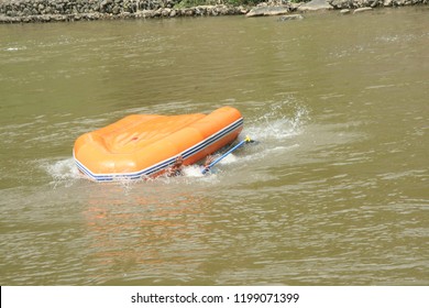 rafting upside down