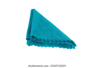 Rag microfiber isolated on a white background. Microfiber cleaning towel. High quality photo - Shutterstock ID 2310712019
