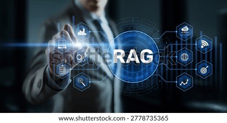 RAG Retrieval Augmented Generation architecture with machine learning models and data retrieval pipelines for scalable AI applications.