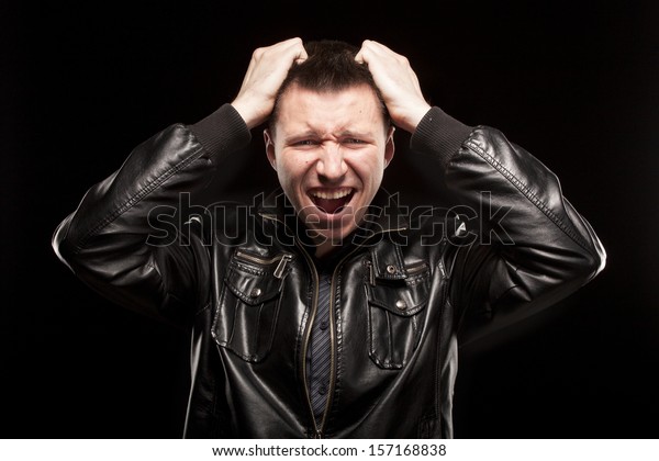 Rage Scream Angry Man Stock Photo Edit Now 157168838