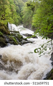 raging waterfall