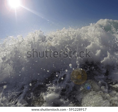 Similar – Image, Stock Photo the perfect wave Joy Life