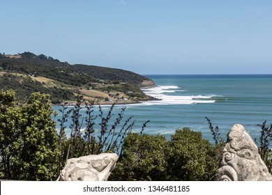 Raglan Points, Waikato, New Zealand. NZ's Most Famous Surf Point Breaks Pumping. 