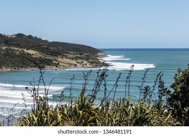 Raglan Points, Waikato, New Zealand. NZ's Most Famous Surf Point Breaks Pumping. 