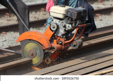 hacksaw train rails