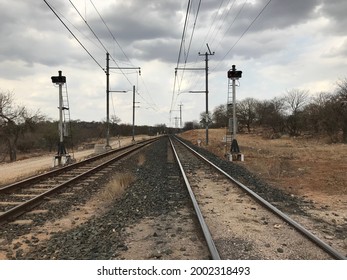 Rail Road Crossing In Hoedspruit 