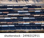 Rail Yard Aerial Car Pattern