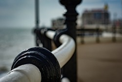 The Railings Leading Up To Worthing Pier