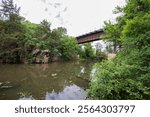 Railroad bridge over Devil