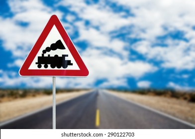 Level Crossing Without Barrier Gate Ahead High Res Stock Images Shutterstock