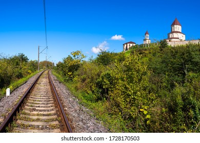 Railroad Near The Residence Of Catholicos-Patriarch Of All Georgia, Zugdidi, Samegrelo Province, Georgia