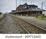 Railroad station, Kenora, Lake Of The Woods, Ontario, Canada