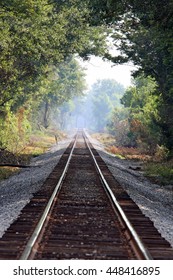 Railroad Track In Rural Hinds County, Mississippi