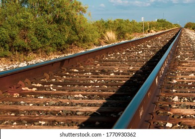 Railroad Tracks to Marfa Texas