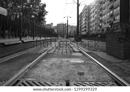 Similar – Foto Bild Hamburg Snow Track Umwelt