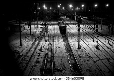 Similar – Foto Bild Hamburg Snow Track Umwelt