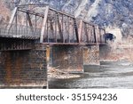 Railway bridge Harpers Ferry in West Virginia 