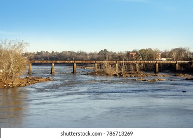 Railway Bridge Over The Chattahoochee River, Columbus, Georgia