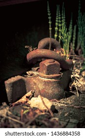 Railway Cleat On Disused Track