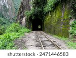 Railway connecting Cusco and Aguas Calientes Machu Picchu in Peru