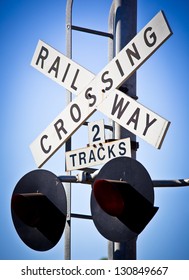 Railway Crossing Sign