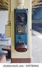 Railway Electrification System For Diesel Electric Locomotive In Train Station