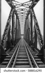 Railway Metal Bridge Perspective View,Adana,Turkey