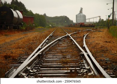 Railway In Prince Rupert, BC, Canada